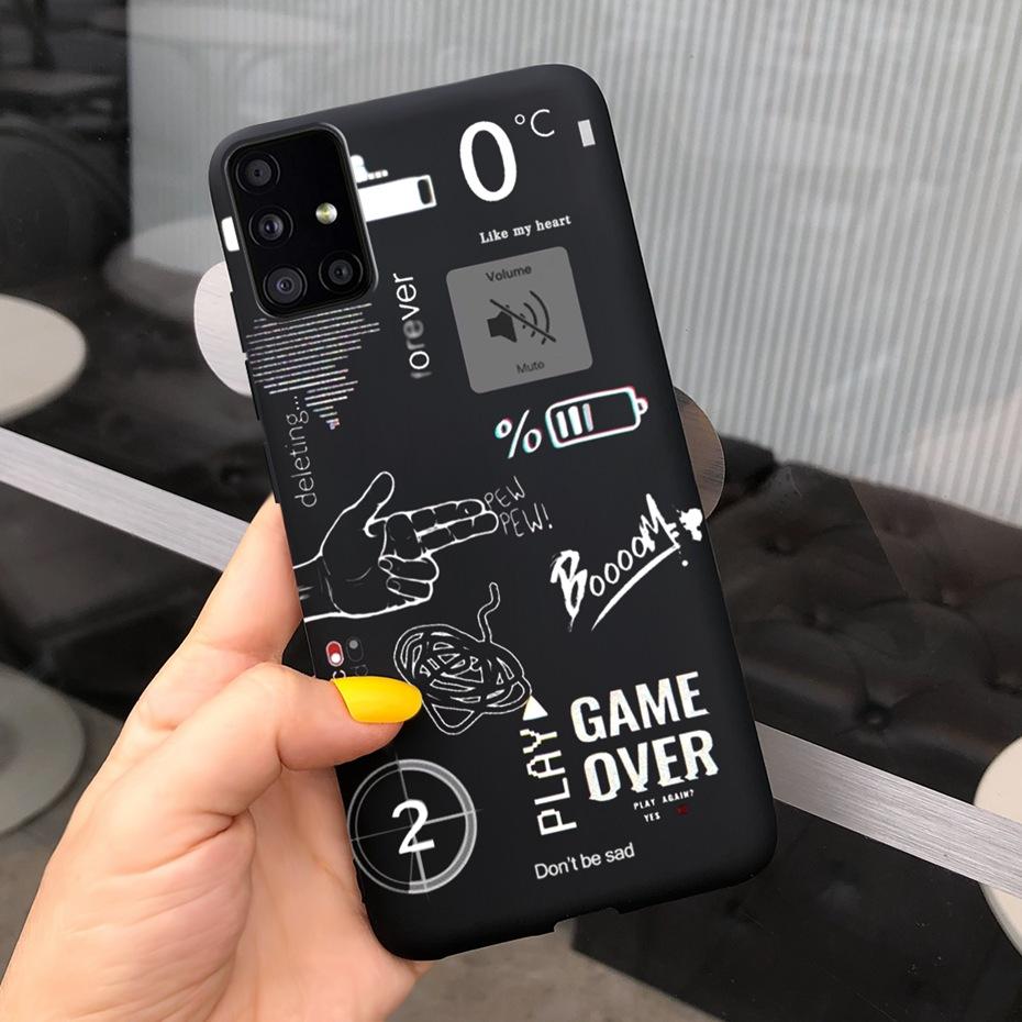 For Samsung Galaxy A51 5G SM-A516B Lovely Printing Jelly Phone Case Soft Silicone TPU Back Cover For Samsung A51 5G UW SM-A516V