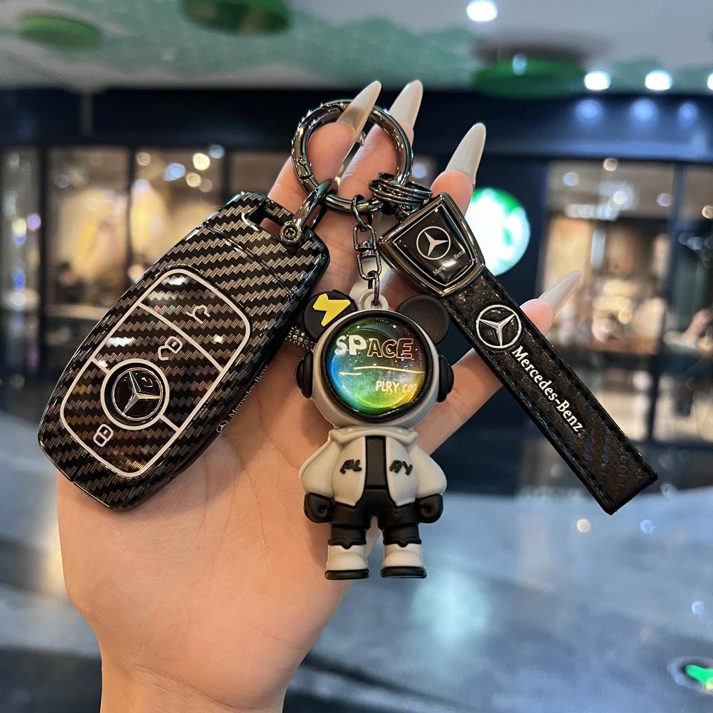 RPO5 Fashion Soft Car Key Case For Mercedes Benz A C E S G Class GLC CLE CLA GLB GLS W177 W205 W213 W222