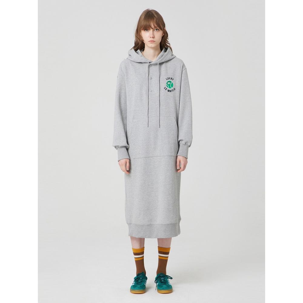 

LUCKYMARCHE Платье из джерси с карманами Le Match Essential_QWDAX23121GYM