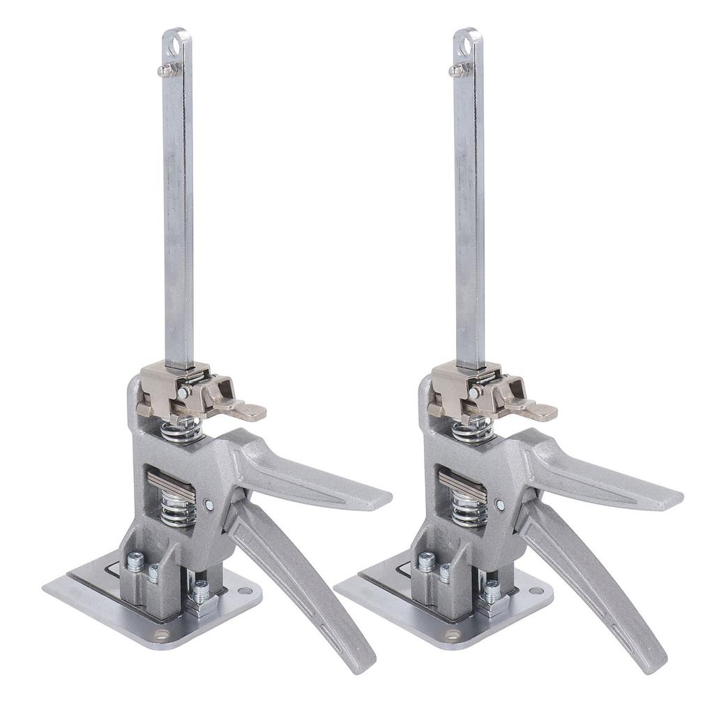 2 Pezzi Strumento Braccio Cric Sollevatore Pannello Porta a Risparmio di Lavoro Regolabile Carico Portante 200KG Mobili per Impieghi Gravosi