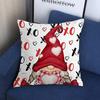 Valentine's Day Pillow Covers Red Buffalo Plaid Gnomes Design Machine Washable Festive Home Decoration Single-sided Printing Pillowcases