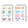 64 Page Interactive Preschool Math Workbook Number Tracing Addition and Subtraction Exercises Early Education Activities
