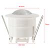 ABS Material For Bathrooms Ceiling Occupancy Detector 360 Degree Sensor Bathrooms Zone 3 Easy Installation Energy Saving