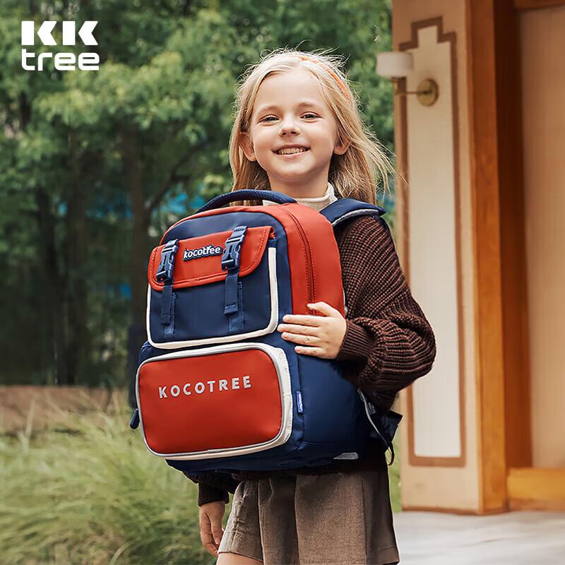 Kocotree Lightweight Backpack, Large Capacity Backpack, Red Blue, L Size