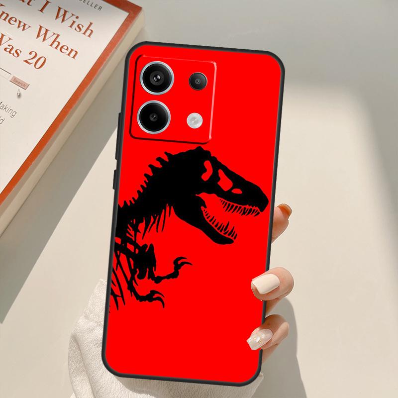Jurassic Dinosaur Funda For Xiaomi Redmi Note 13 10 11 12 14 15 Pro Plus Case For Redmi 15 15C 13C 12C 10C 14C