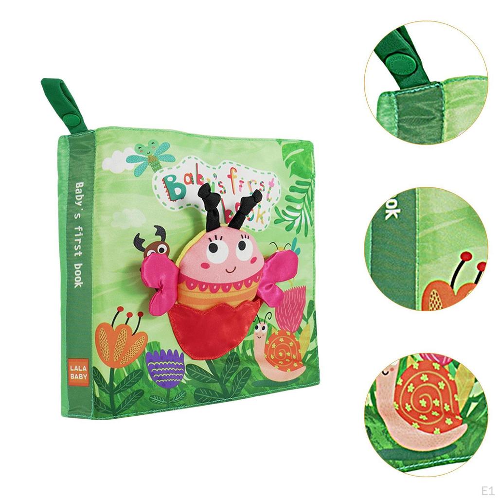 Activity Cloth Book Infant Toy Early Learning Intelligence Development Newborn Sensory Crinkle