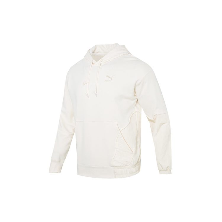 Puma CNY Serie Año Nuevo Estilo Chino Bz Zaozhi Sudadera con Capucha con Logo Bordado y Estampado en la Espalda Sudadera para Hombre Blanco 539593-65
