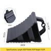 Portable Wooden Triangular Wheel Chock: Anti-Roll Stopper for Large Trucks and Cars.