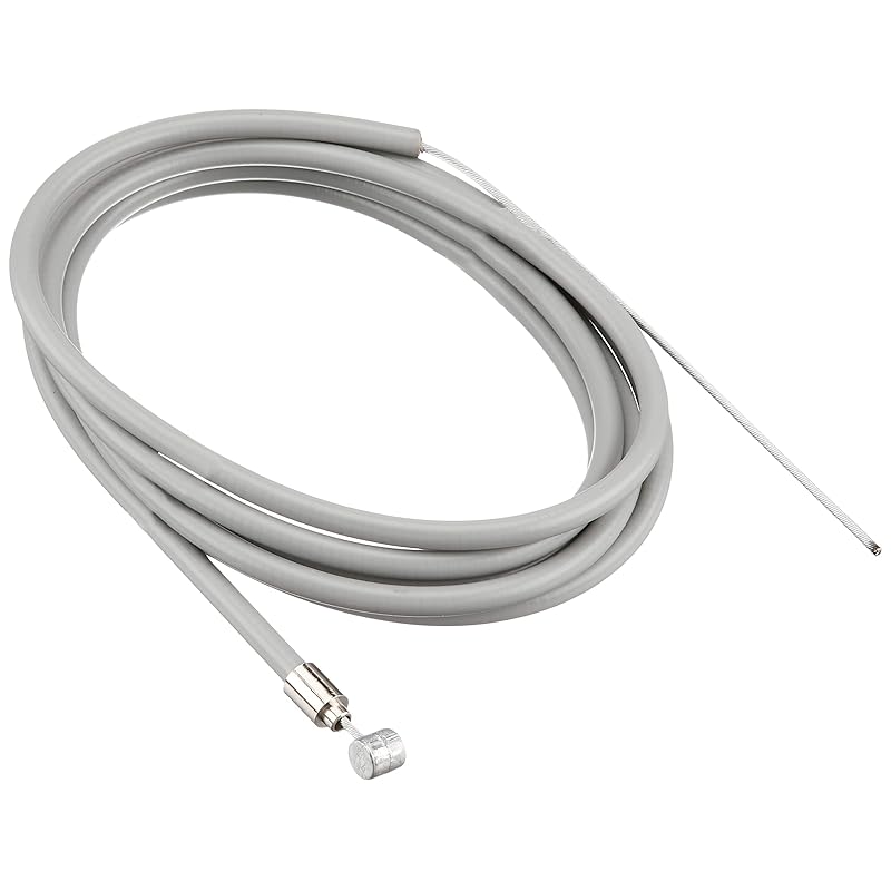 Трос тормоза для велосипеда SAGISAKA, 165 см, с рубашкой, без упаковки, серый, 61600