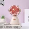 Ventilatore Elettrico Mini a 100 Velocità per Camera da Letto Studenti per Scrivanie - Ventilatore da Tavolo Portatile USB Ricaricabile