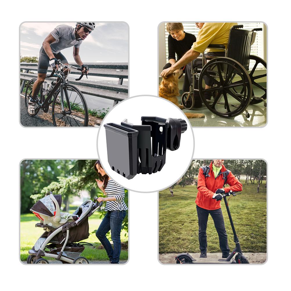 Uchwyt na kubek rowerowy 2 w 1 Uchwyt na kubek na kierownicę roweru z uchwytem na telefon Uchwyt na napoje piwo na motocykl