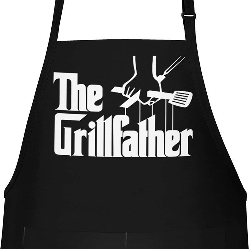 Creative Letter Print Kitchen & BBQ Neck Apron