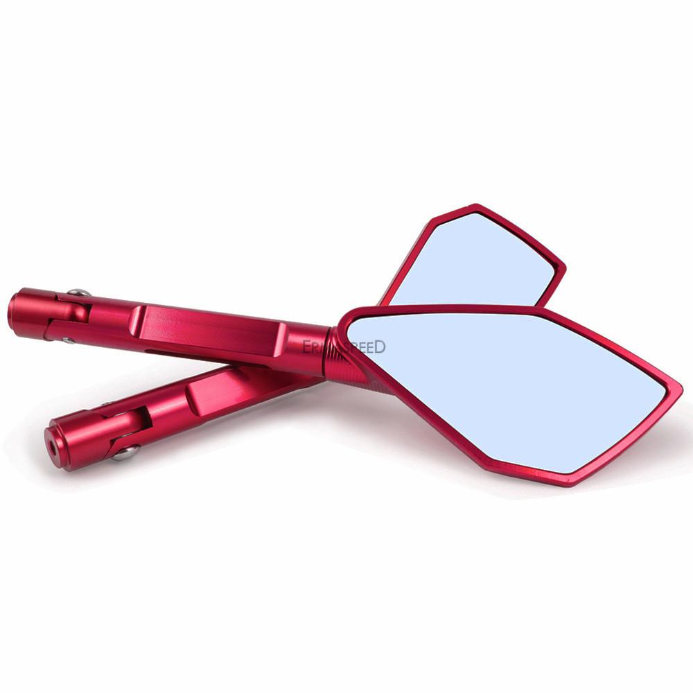 CNC hliníková zpětná zrcátka na motocykl univerzální 8 mm 10 mm zpětné zrcátko pro motocykly pro elektrické koloběžky