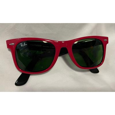 Used Ray Ban Sunglasses Red