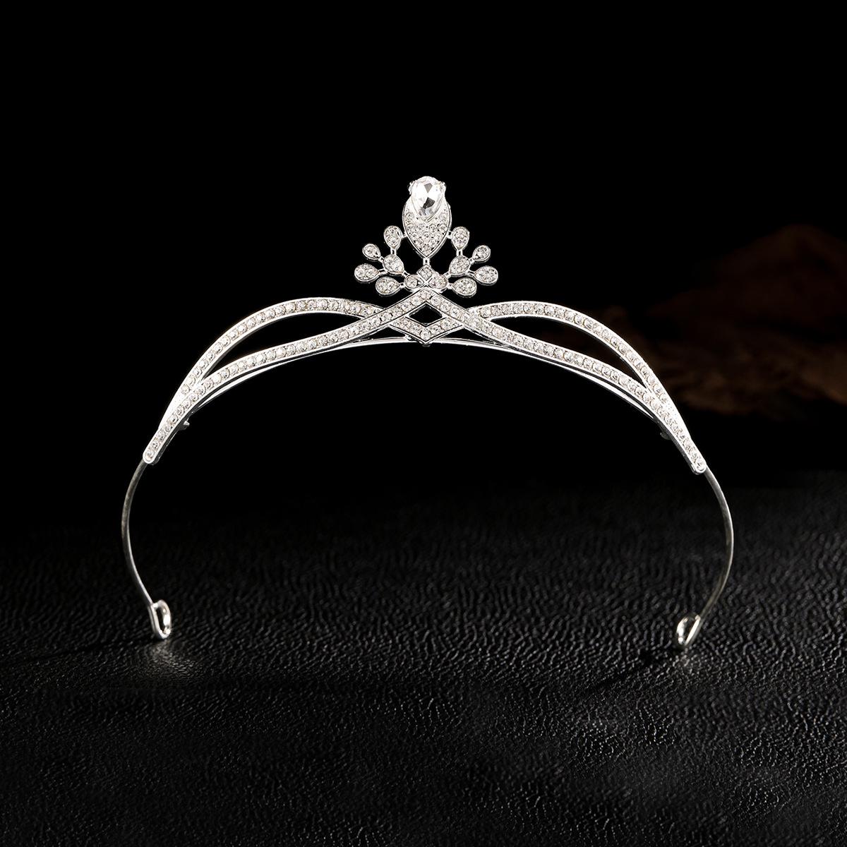 European  American Bridal Crown: Multi-color Alloy Headband for Weddings  Birthdays