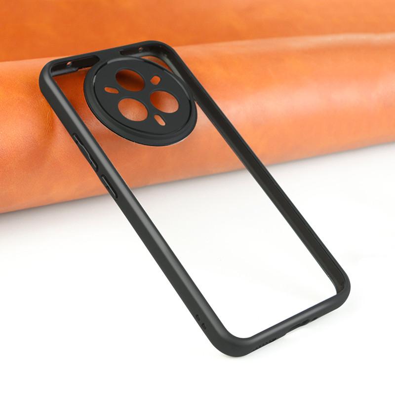 

For Realme 14 Pro Plus Case Realme 14 Pro Plus Cover Soft TPU Frame PC Bumper Protective Phone Cases On Realme 14 Pro Plus Funda ForRealme 14 ProPlus чёрный