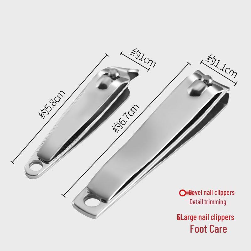 Портативный набор кусачек для ногтей: Высококачественный дорожный набор для маникюра и педикюра