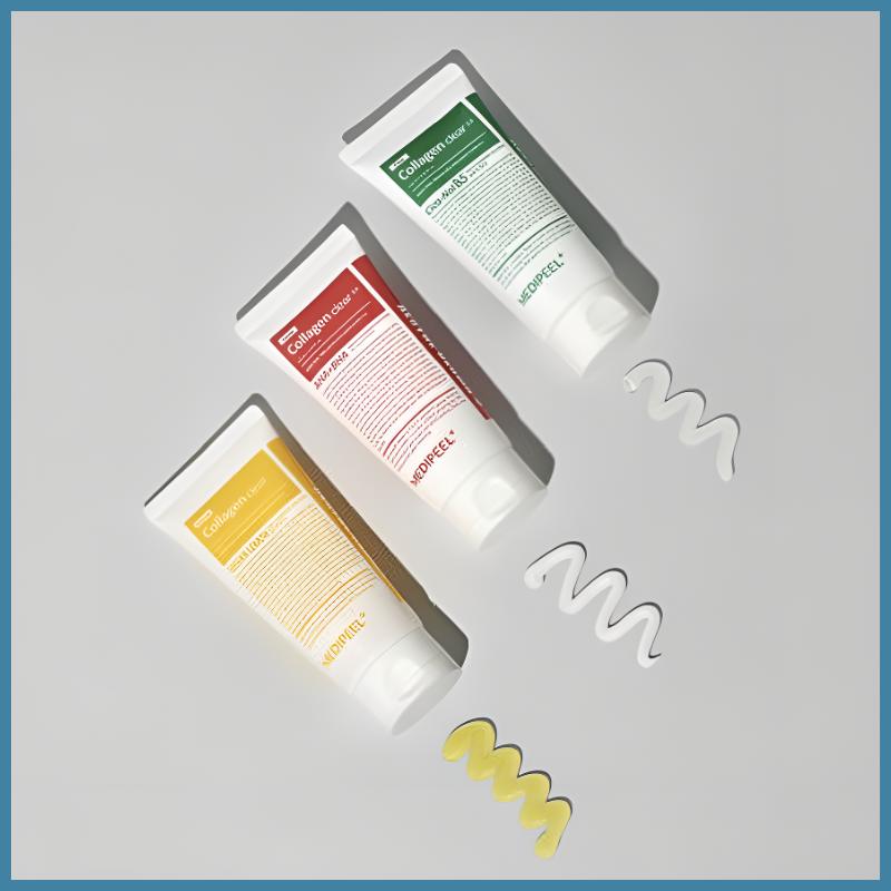 MEDI-PEEL Red Lacto/Green Cica/Vegan Vitamin Collagen Clear Cleansing Foam 120ml