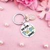 Sturdy Alloy Rabbits Keychain With Enameled Drip Designs For Keys Bags And Gifts
