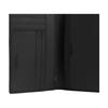 COACH card holder Passport Case 10 branded presbyopia printed bi-fold design, artificial leather, passport holder Gun gray and chalk white and black