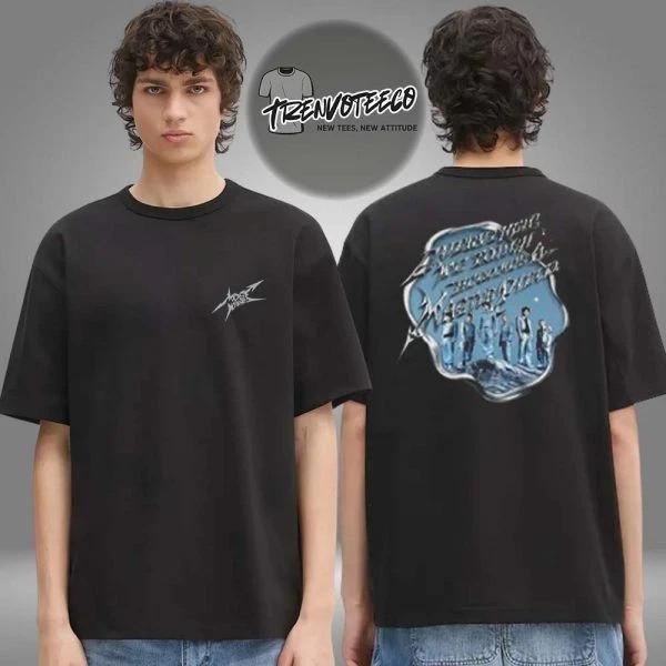 P1Harmony Merch Tour 2025 Pop Up In LA Pigment Two Sided TShirt Full Size S3XL Unisex T-Shirt