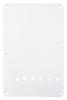 Backplate for Round Tremolo, 11.2mm Pitch, White, Hole, P-105W-RH