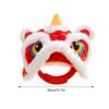 Soft Cat Dance Lion Hats Cartoon Pet Christmas Costume Cat New Year's Headwear  Dress Up Supplies