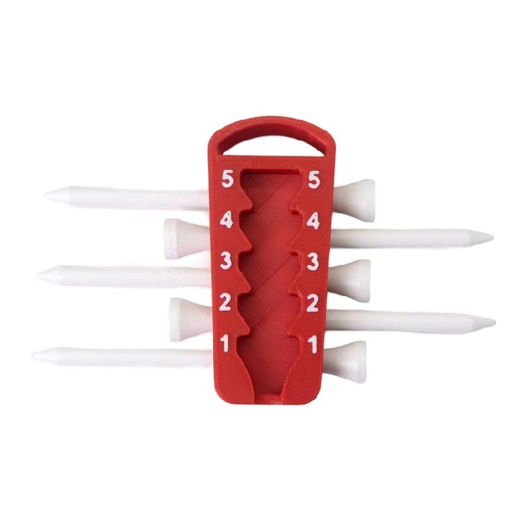 Golf Tees Height Adjuster Elevator Golf Divot Repair Tool Tees Holder Golf Tees Height Gauge Gift for Men Women