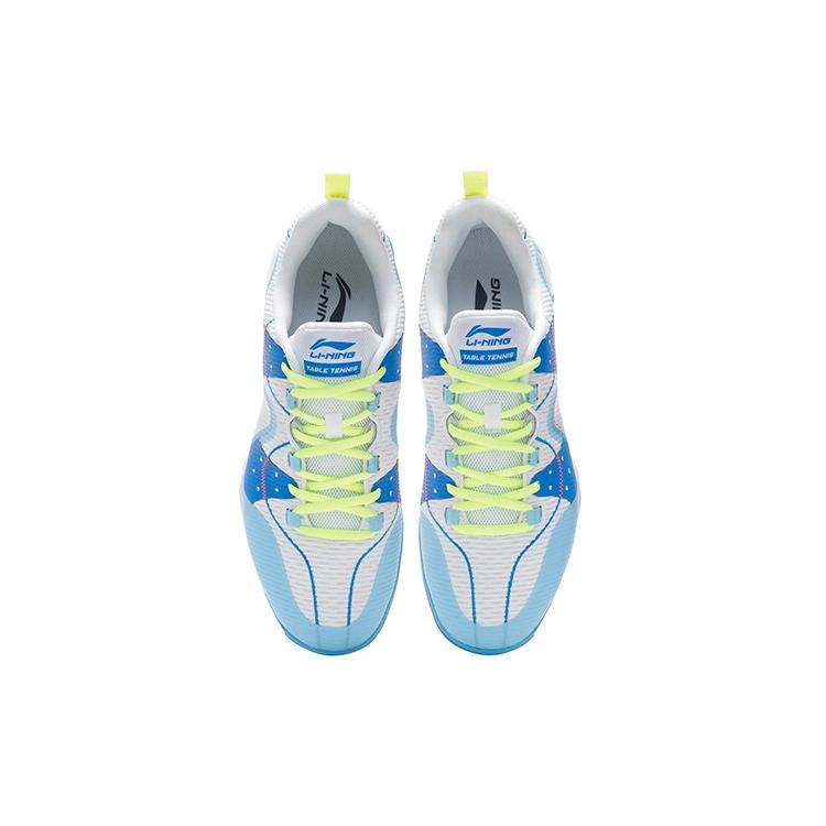 Li Ning Overlay Low Top Training Shoes Unisex White Blue APPR017-1