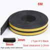 6Meters Weatherstrip Foam Window Weather Stripping New Door Seal Strip  Window