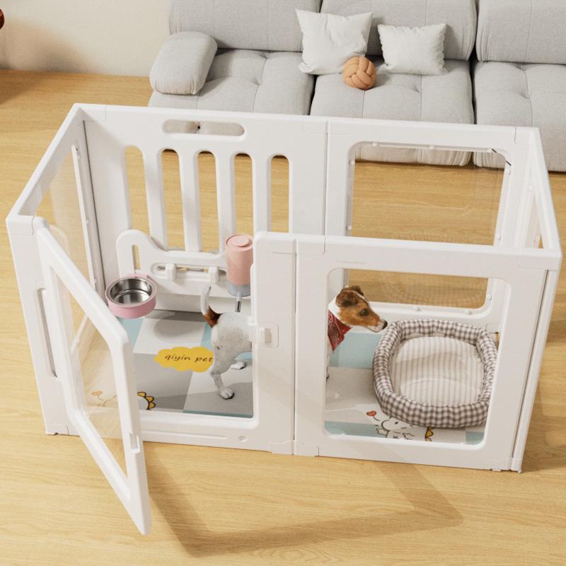 Panoramic Transparent Dog Barrier for Medium & Small Pets - Indoor Use