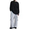 Nike Loose Fit Solid Color Logo Print Long Sleeve T-Shirt Women Tops Black HF5321-010