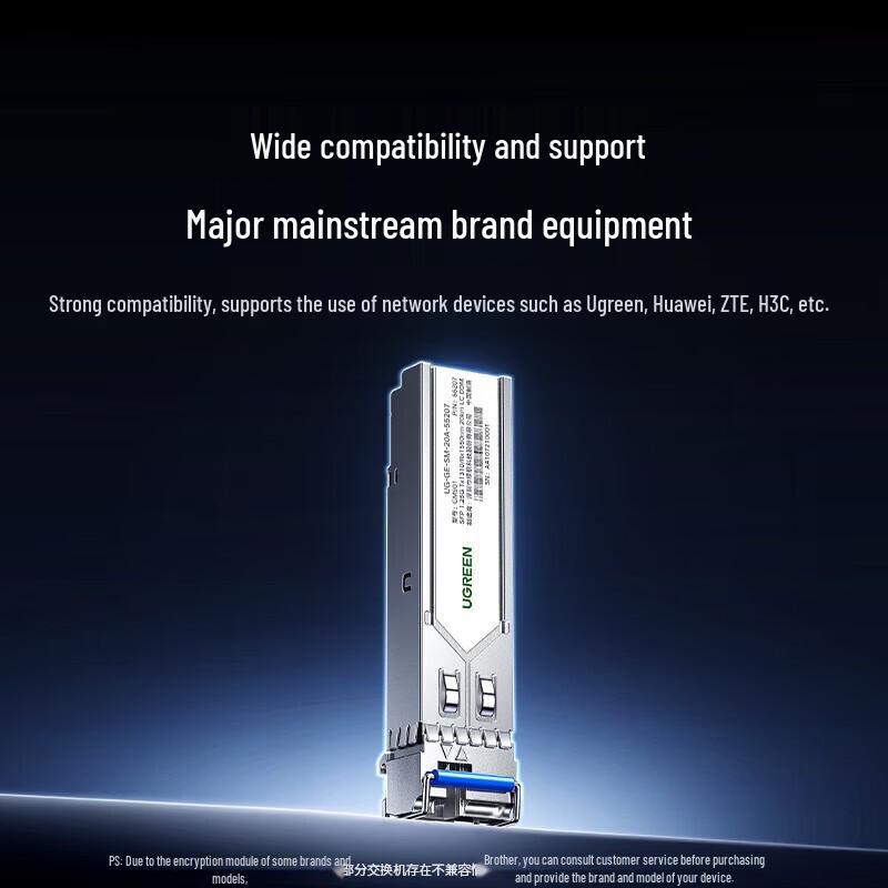 Ugreen Gigabit SFP BiDi Fiber Optic Transceiver