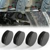 4x Black ABS Chassis Frame Hole Cover Trim For Jeep Wrangler JL Gladiator JT 18+