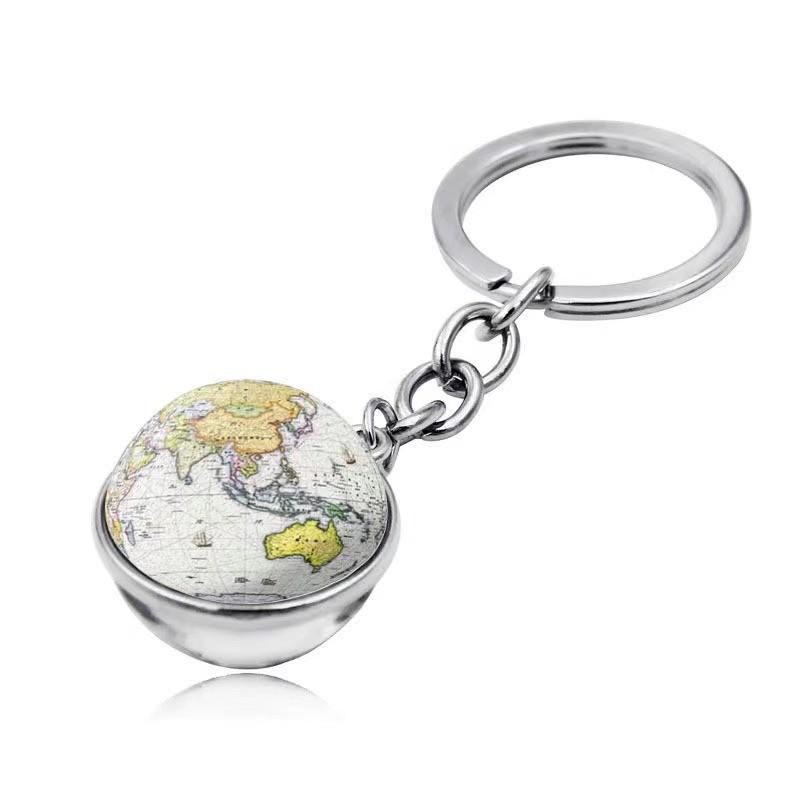 Spherical Constellation Exquisite Luminous Crystal Twelve Constellations Keychain  Spherical Crystal Keychain