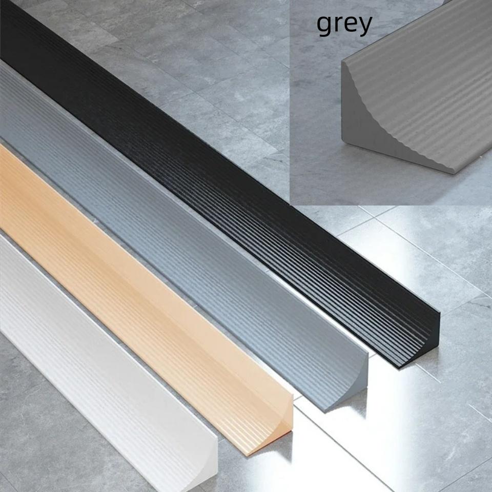 

1PC 39.37/78.74in water stopper bathroom Kitchen Countertop DryWet Separation Retaining Strip Shower Threshold water dam barrier 1M сірий колір