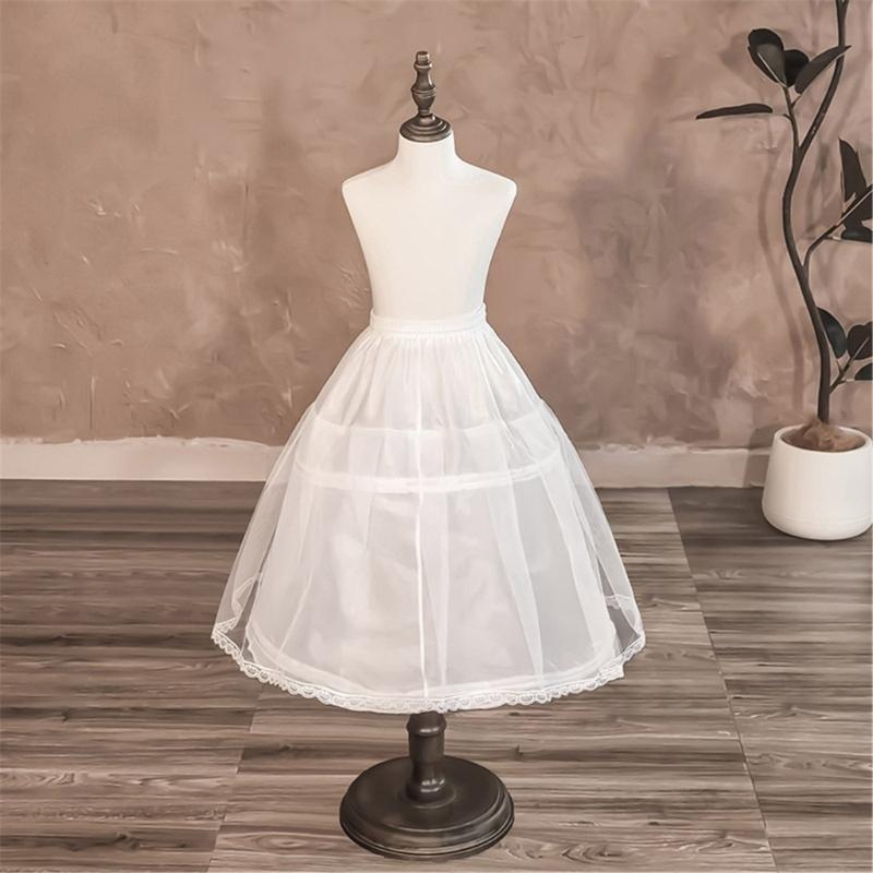 Breathable Polyester Hoop Skirt With Adjustable Waistband For Kids Special Occasion 60cm Childrens Dress Support Layer