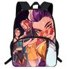 Anime Witch Hunter Group Men'S And Women'S Backpacks, Elementary School Students' Backpacks, Large-Capacity Printed Casual Backpacks