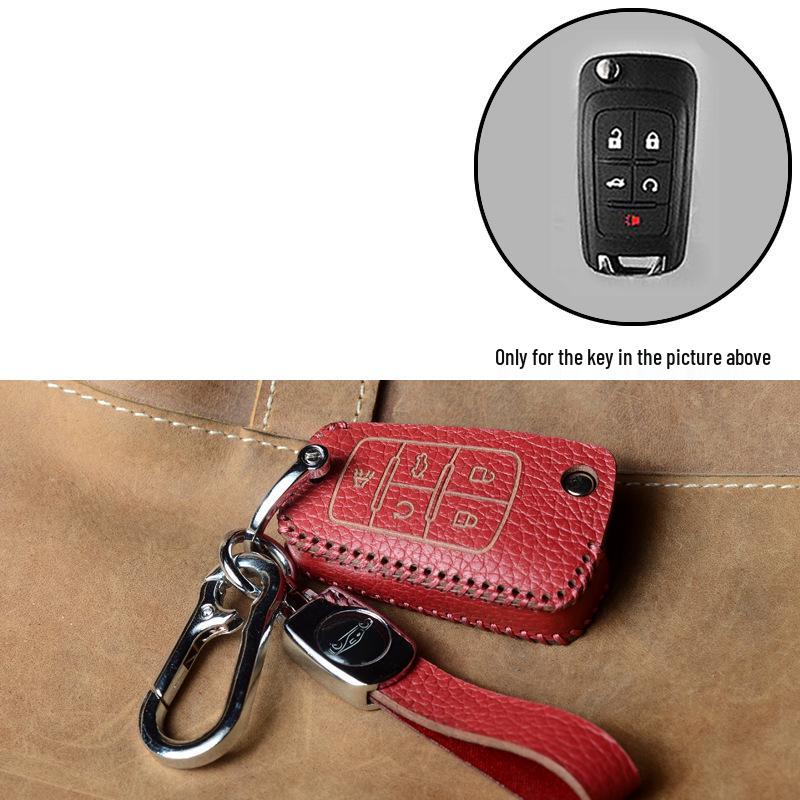 Leather Key Case for Buick Models: Excelle, Verano, Envision, GL8, LaCrosse, GL6, Regal, Excelle GT