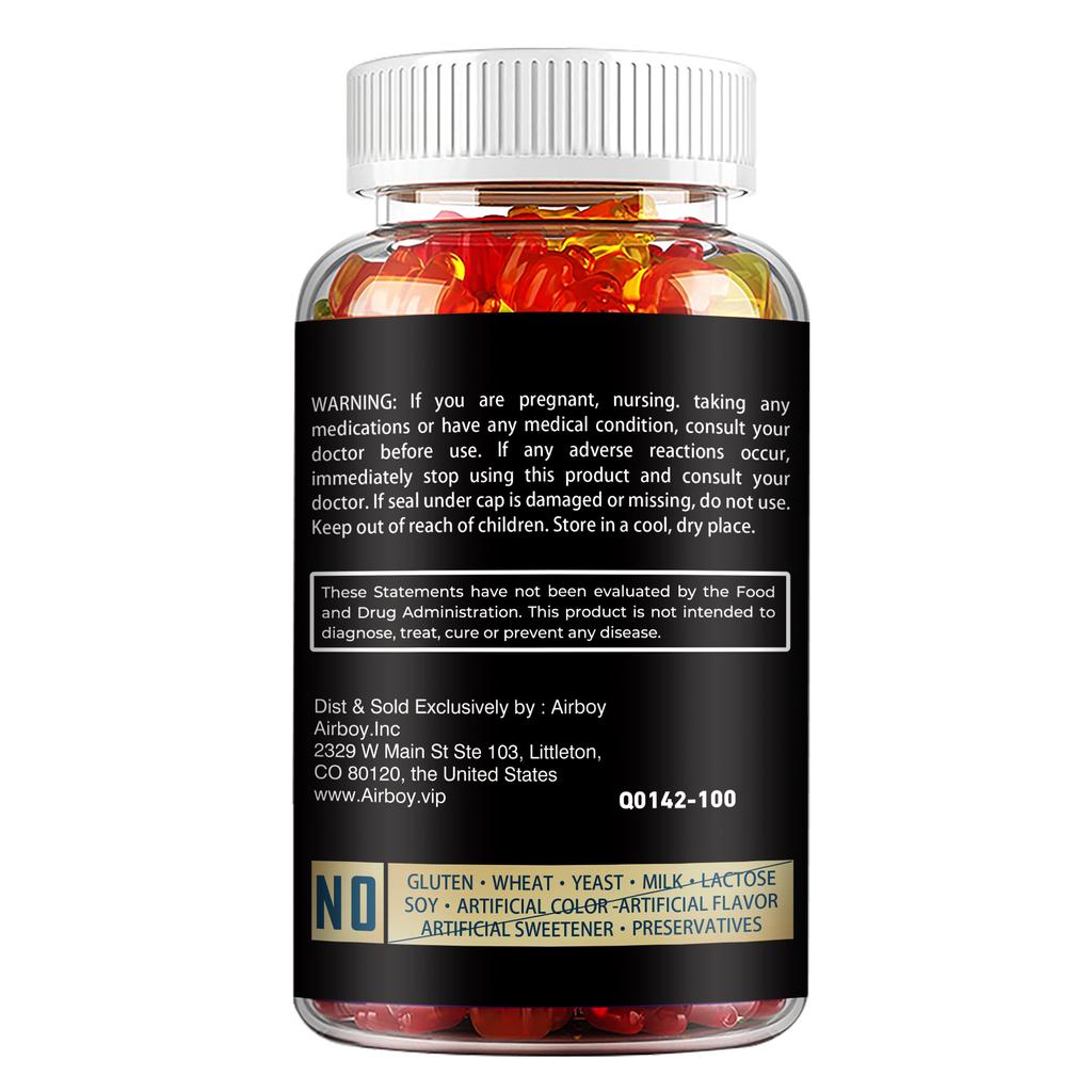 Gommes Sherato, contenant de l'Ashwagandha et du Tribulus terrestris, adaptées aux hommes et aux femmes, stimulent l'énergie et améliorent la concentration.