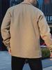European & American Men's Plus Size Checkered Cardigan Shirt Jacket, 2025 Fashion, Long Sleeve