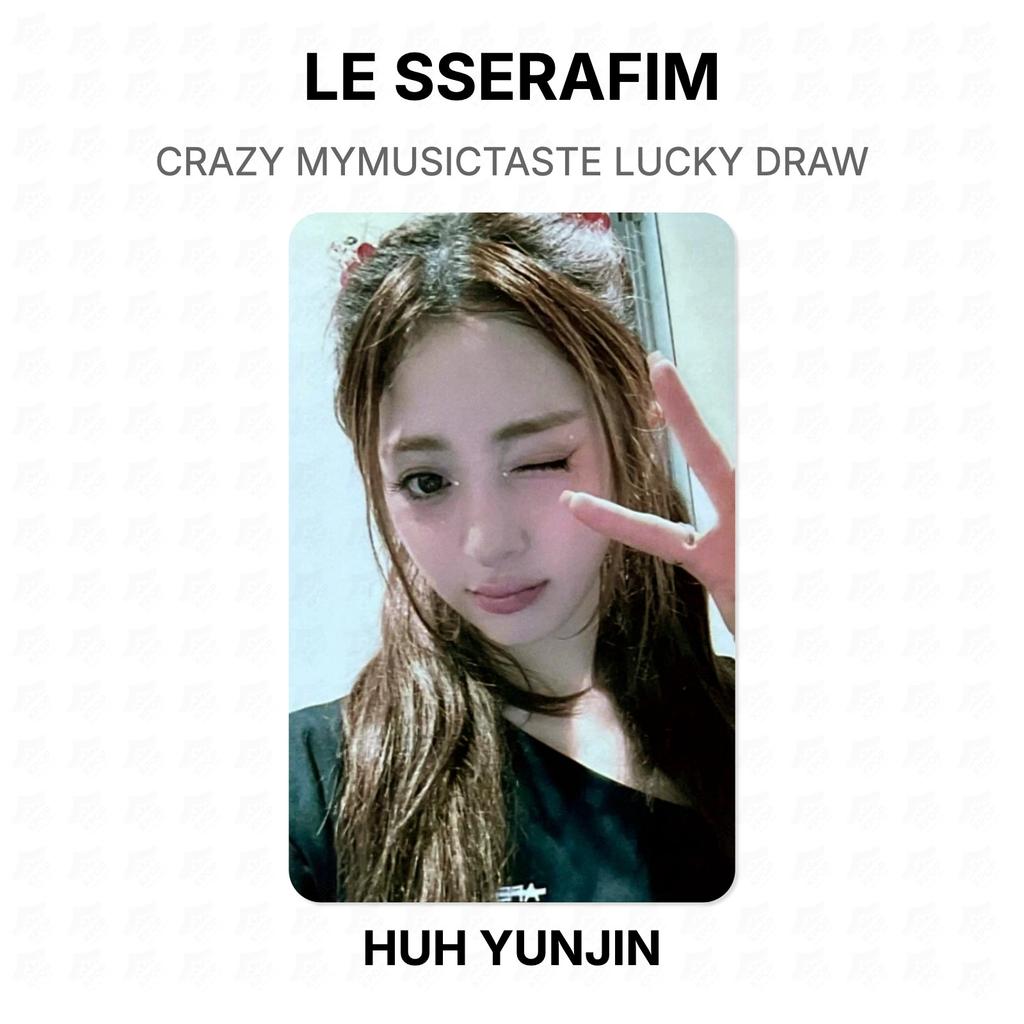 LE SSERAFIM CRAZY MYMUSICTASTE Tragere la sorți Oficială Fotocarte