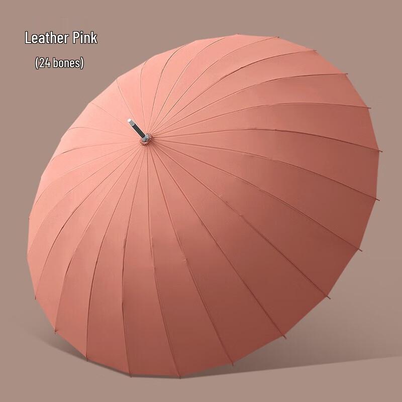 MAYDU Automatic Oversized 24-Rib Long-Handle Straight Umbrella