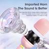 Portable Wireless Karaoke Microphone Bluetooth Handheld Speaker Home KTV Player with LED Lights Intelligent Noise Reduction