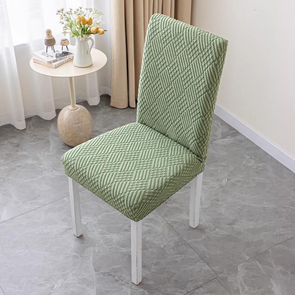 

Stretchable Chair Covers Universal Dining Seat Slipcovers Thickened Backrest All in One for Home Office Chairs 1pc