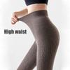 Her Autumnal Frosty Season Gentle Soft Cotton Nostalgic Cable Knit Transparent Hosiery Lass Featherweight Secure Support Versatile Snug Thermal