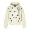 Womens Retro Polka Dot Hoodie 2026 Fall Loose Fitting Short Sweatshirt Streetwear