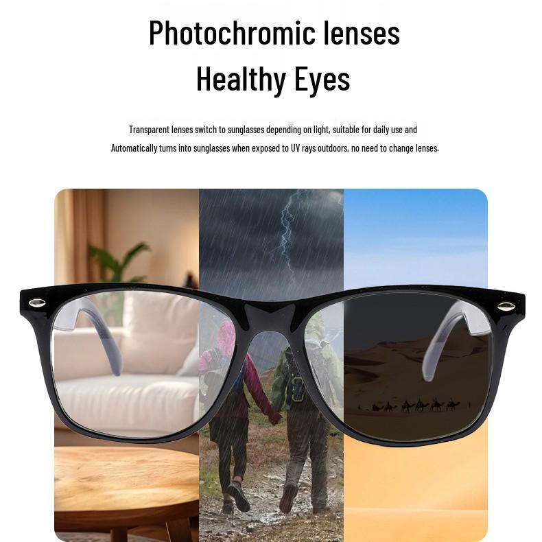 

AI Bluetooth Translation Sunglasses LC103-02: Color-Changing Lenses, UV Protection, Music & Call Functionality. Black