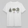 Women's Plus Size Classic T-Shirt Fir Dogwood Tamarack Tree Silhouettes Tee