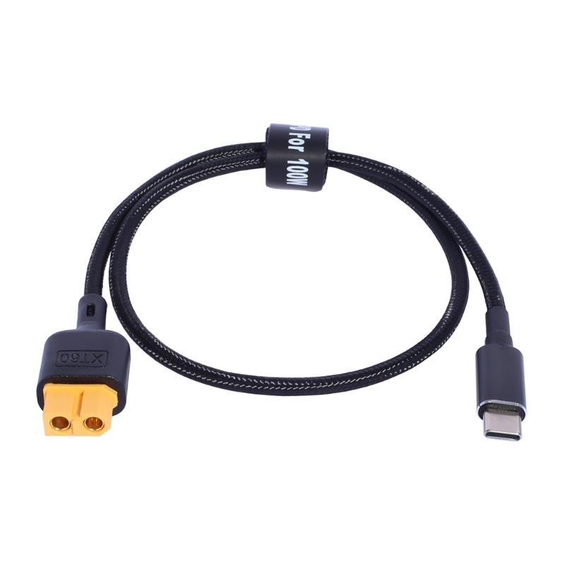 USB C на XT60 Кабель для зарядки Type C на XT60 Женский адаптер-кабель 100 Вт 5 А для Дронов Модели Хранения Энергии Питания Наружного Использования
